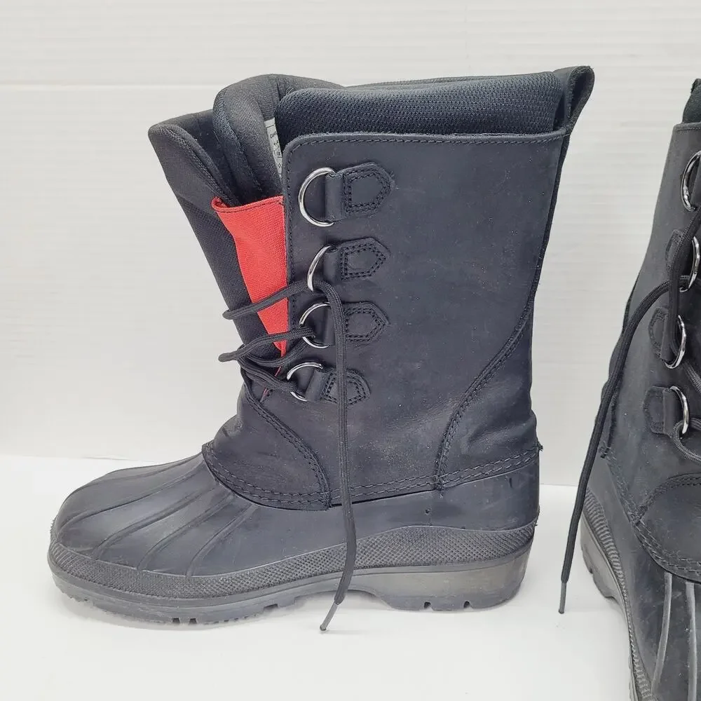 Women's Baffin Cambrian Snow Winter Boots Black Size 8 Made in Canada